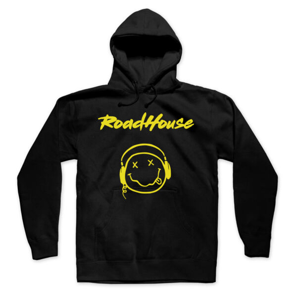 SMILEY - Premium Pullover Hoodie - Black Thumbnail